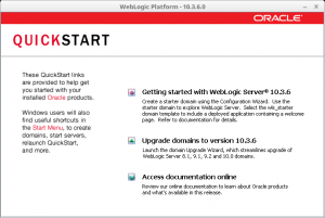 WebLogic 10.3.6 QuickStart