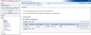웹로직 11g 클러스터 생성